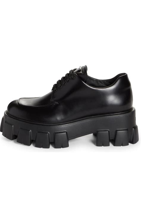 derby monolith prada|Prada Monolith Lug Sole Derby (Women) .